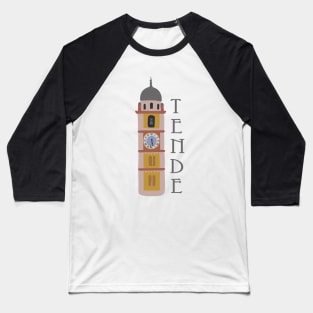 Clock tower - Tende Cathedral Baseball T-Shirt